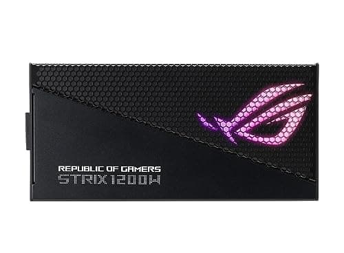 ASUS ROG Strix 1200 W Gold Aura Edition Netzteil (Zertifiziert 80+ Gold, ATX 3.0, Cybenetics Lambda A+ Zertifiziert, PCIe Gen 5.0, Axial-Tech, Aura Sync Lüfter) Bild 5