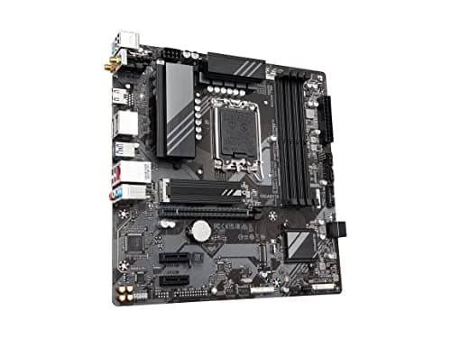 GIGABYTE B760M DS3H AX (LGA 1700/ Intel/ B760/ M-ATX/ DDR5/ 2* M.2/ PCIe 4.0/ USB 3.2 Gen 2 Type-C/WiFi 6E/ 2.5GbE LAN/Q-Flash Plus/PCIe EZ-Latch/Motherboard) Bild 6