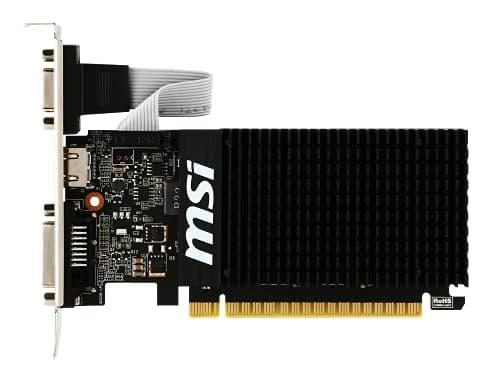 Msi Geforce Gt 710 2gb Ddr3 MSI NVIDIA GT 710 2GB Low Profile PASSIVE Single Bild 3