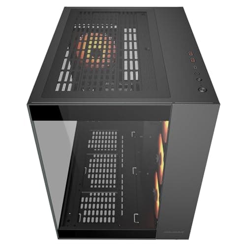 Cougar Cube Midi-Tower-Gehäuse aus gehärtetem Glas, FV150 ARGB, Schwarz Bild 6