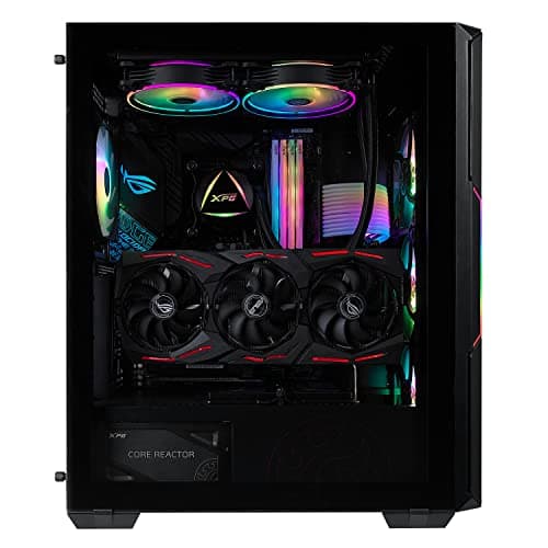 ADATA XPG STARKER Mid-Tower PC Chassis, ATX/Micro ATX, Mini-ITX, Tempered Glass Side Panel, I/O USB 3.0 Port, White, STARKER-WHCWW, One Size Bild 7