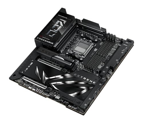 ASUS ROG Crosshair X870E Extreme AMD X870E AM5 E-ATX Gaming Motherboard - 20+2+2 Leistungsstufen, DDR5, PCIe 5.0, 5X M.2, 5G & 10G LAN, Wi-Fi 7, USB4 Type-C, 5 Zoll LCD, AI Overclocking & Networking Bild 8