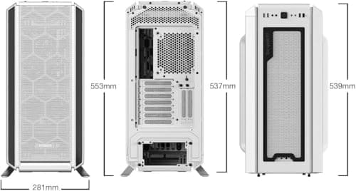 be quiet! Silent Base 802 White PC-Gehäuse, 3X Pure Wings 140mm, 2 austauschbare Top- und Frontcover, entkoppeltes Mainboardtray Bild 4
