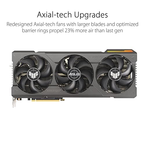 ASUS TUF Gaming GeForce RTX 4080 16GB OC Edition GDDR6X Gaming Grafikkarte (DLSS 3, PCIe 4.0, 16GB GDDR6X, 2X HDMI 2.1a, 3X DisplayPort 1.4a, TUF-RTX4080-O16G-GAMING) + Indiana Jones Bild 4