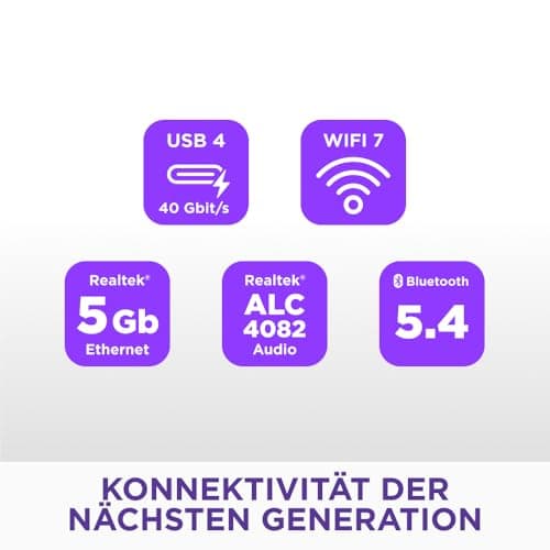 NZXT N9 X870E - AMD X870E AM5 ATX Gaming-Mainboard für Ryzen 9000/8000/7000-20+2+1, DDR5, 4X M.2, PCIe 5.0, Wi-Fi 7, 5GbE, USB 4 – M.2 Schnellverschlussriegel, Vollmetallabdeckung, weißes PCB Bild 8