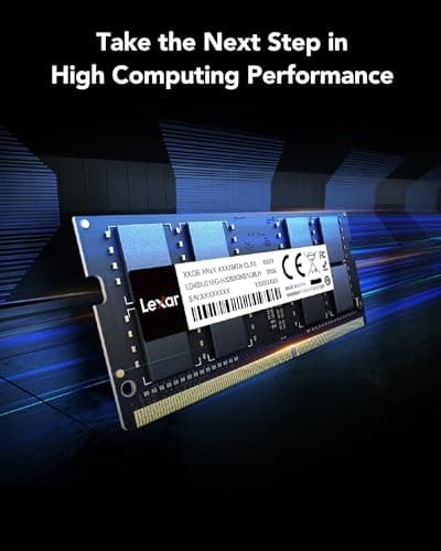 Lexar SODIMM RAM DDR4 8GB 3200 MHz, DRAM Speicher SODIMM 260-Pin, Speichermodul SO-DIMM mit hoher Leistung, Speicher für Laptops/Notebooks, CL22-22-22-52, 1,2V 1x8GB Bild 4