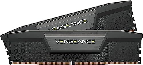 CORSAIR VENGEANCE DDR5 RAM 32GB (2x16GB) Bis zu 5200MHz CL40 Intel XMP 3.0 Desktop-Arbeitsspeicher – Schwarz (CMK32GX5M2B5200C40) 32GB (2x16GB) Schwarz Bild 2