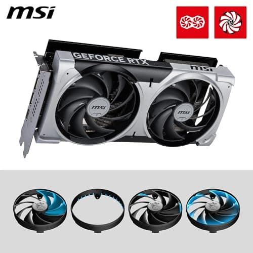 MSI GeForce RTX 5070 12G Ventus 2X OC - 12GB GDDR7 (28Gbps/192-bit), PCIe 5, Boost: 2542 MHz, HDMI 2.1b, DisplayPort 2.1b Bild 8