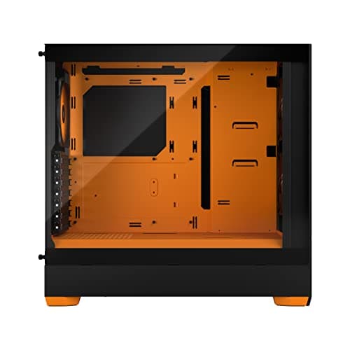 Fractal Design Pop Air RGB Orange Core - ATX Gaming Gehäuse mit Mesh-Front, Tempered Glass, 3X 120 mm RGB Lüfter & USB Type-C Orange ATX Air Bild 6