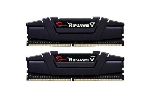 G.Skill Ripjaws F4-3600C18D-32GVK V Series (Intel XMP) DDR4 RAM 32 GB (2 x 16 GB) 3600 MT/s CL18-22-22-42 1,35 V Desktop-Computerspeicher UDIMM - Schwarz 32GB (2x16GB) DDR4 3600 Schwarz Bild 2