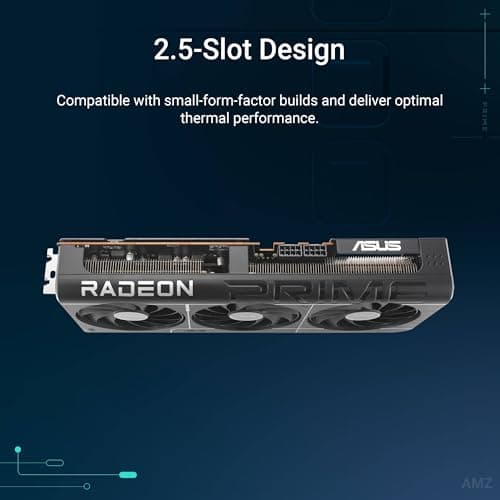 ASUS Prime Radeon RX 9070 OC Edition 16GB GDDR6 EVO Gaming Grafikkarte (AMD Radeon RX9070, PCIe 5.0, 1x HDMI 2.1b, 3X DisplayPort 2.1a, 2.5-Slot-Design) Bild 4