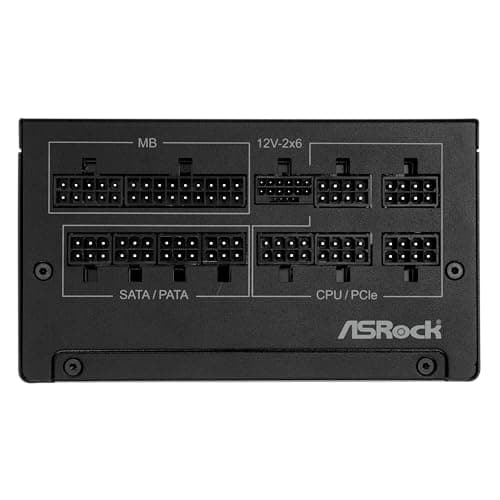 ASRock Steel Legend SL-1000G, 1000W ATX Netzteil, 80+ Gold Zertifizierung, Schwarz Bild 4