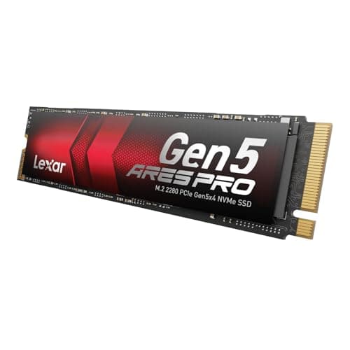Lexar ARES PRO 2TB Gen5 NVMe M.2 SSD, PCIe 5.0 x4 Interne SSD, Bis zu 14.000 MB/s Lesen – für KI-Anwendungen, AAA-Gaming, Videoeditierung, Kompatibel mit PC, Laptops & PS 5 Bild 6