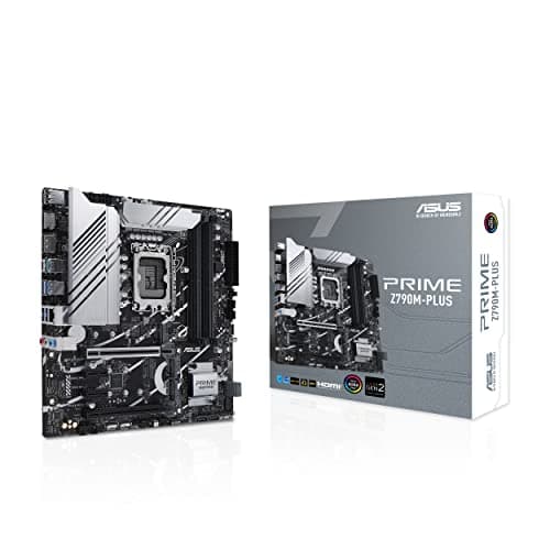 ASUS Prime Z790M-PLUS Gaming Mainboard (Intel LGA 1700 (mATX, PCIe 5.0, DDR5 Speicher, 3X M.2, Aura Sync) M-Plus Prime Z790 Bild 2
