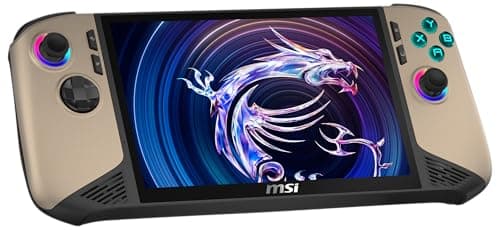 MSI Claw 8 AI+ Gaming Handheld, 8 Zoll FHD+ 120 Hz Display, Intel Core Ultra 7 Prozessor 258V, 32 GB RAM, 1 TB SSD, Intel Arc Grafik, Windows 11 Home, Schwarz/Sandstorm, A2VM-015 Bild 2
