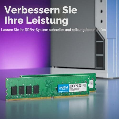Crucial RAM 16GB DDR4 3200MHz CL22 (2933MHz oder 2666MHz) Desktop Arbeitsspeicher CT16G4DFRA32A 3200MHz 16GB Bild 5