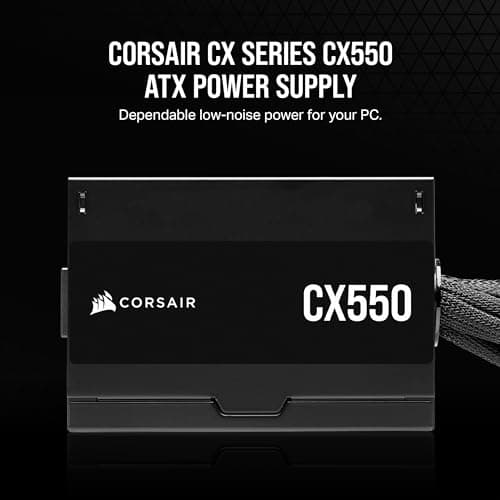 CORSAIR CX550 80 Plus Bronze Non-Modular Low-Noise ATX 550 Watt Netzteil - NA - Schwarz Nicht modular 550 Watts Bild 4