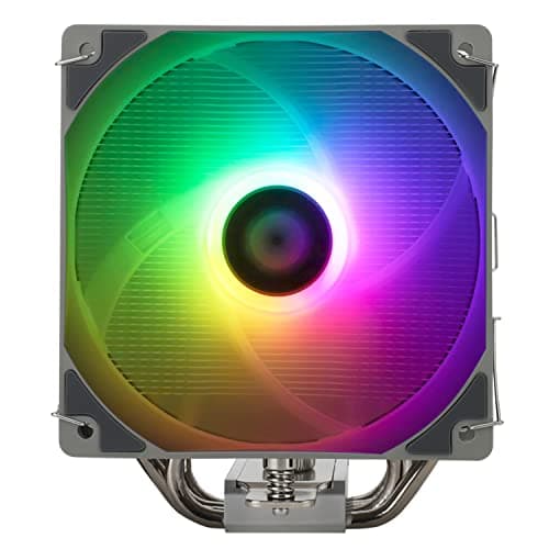 Thermalright Assassin King 120 SE ARGB CPU-Luftkühler, 5 Heatpipes, TL-C12C-S PWM Leiser Lüfter CPU-Kühler mit S-FDB-Lager, für AMD AM4 AM5/Intel LGA1150/1151/1200/1700/1851 AK120 SE ARGB Bild 7