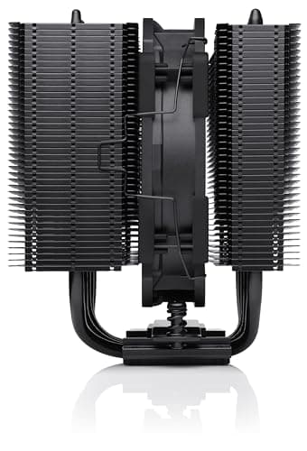 Noctua NH-D12L chromax.black, Low-Profile Dual-Tower CPU Kühler (120mm, Schwarz) Bild 6