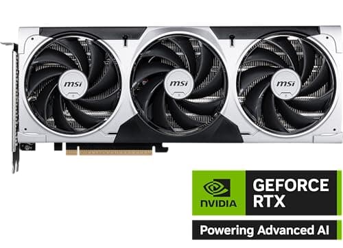 MSI Gaming RTX 5060 Ti 8G Ventus 3X OC Grafikkarte (8GB GDDR7,128-Bit, Extreme Performance:2602MHz, DisplayPort x3 2.1a, HDMI 2.1b, NVIDIA Blackwell Architecture) Bild 4