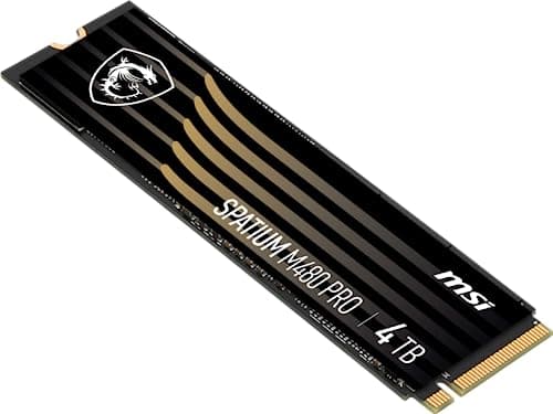 MSI SPATIUM M480 PRO PCIe 4.0 NVMe M.2 4TB interne SSD PCIe Gen4 NVMe (SPATIUM M480 PRO PCIe 4.0 NVMe M.2 4TB) Bild 8