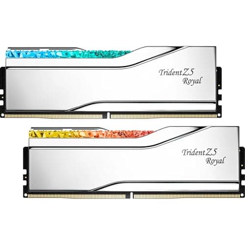 G.Skill Trident Z5 RGB Royal DDR5 RAM Kit, 32GB (2x16GB), 6800MHz, CL34