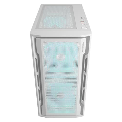 COUGAR Uniface Mini-RGB-Gehäuse, weiß, Mini-Turm, kompakter und moderner Stil mit weißer RGB-Beleuchtung Bild 8