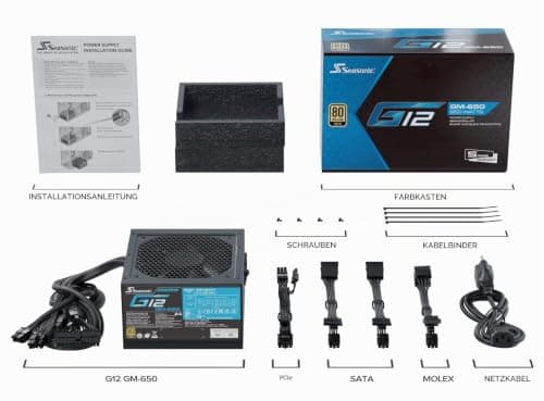Seasonic G12 GM 650W ATX | PC-Netzteil Bild 6