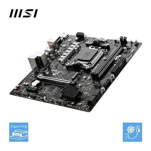 MSI PRO B650M-B Mainboard, Micro-ATX - Unterstützt Ryzen 9000, 8000 & 7000 Series Prozessoren, AM5 - DDR5 Memory Boost 6800+MHz/OC, 1 x PCIe 4.0 x16, 1 x M.2 Gen4, 2.5G LAN Bild 8