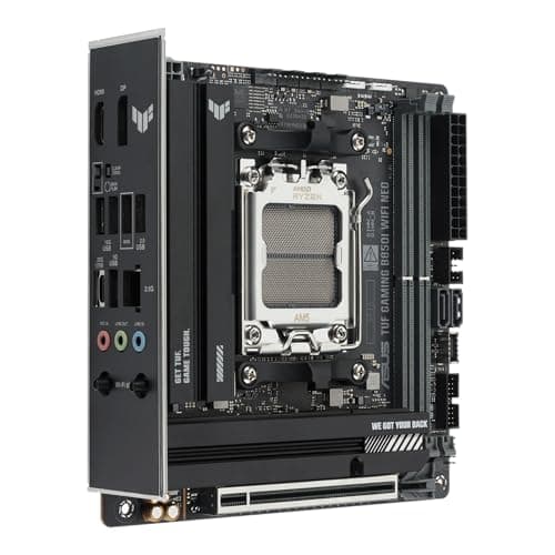 ASUS TUF Gaming B850I WiFi NEO AMD B850 Mini-ITX Mainboard (8+2+1 80-A-DrMOS, DDR5, PCIe 5.0, 2X M.2, WiFi 6E, 2.5Gb-Ethernet, USB-C 20 &10 Gbps, HDMI, DisplayPort, BIOS Flashback, Aura Sync) Bild 8