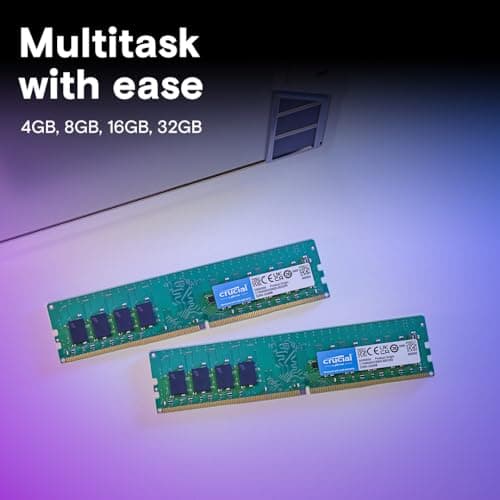Crucial RAM 16GB DDR4 3200MHz CL22 (2933MHz oder 2666MHz) Desktop Arbeitsspeicher CT16G4DFRA32A 3200MHz 16GB Bild 7