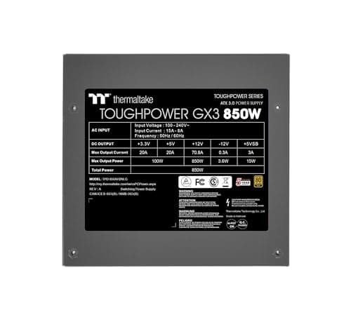 Thermaltake Toughpower GX3 850W | 80Plus Gold | ATX 3.0 | Non-Modular Bild 6