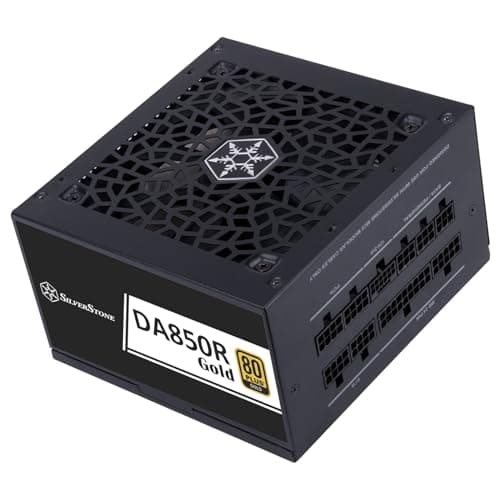 SilverStone Technology DA850R Gold, 80 Plus Gold vollständig modulares ATX-Netzteil, 850W, ATX 3,0 & PCIe 5,0, SST-DA850R-GMA Bild 2