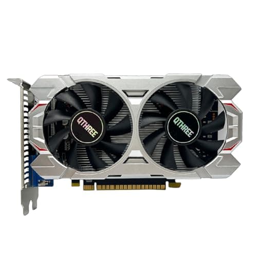 QTHREE GTX 750 Ti 4GB 128-bit Grafikkarte, Dual Fans, HDMI, VGA, DVI, Low Profile Grafikkarten PC, Computer GPU, Low Power, PCI Express x16, DirectX 12 Bild 4