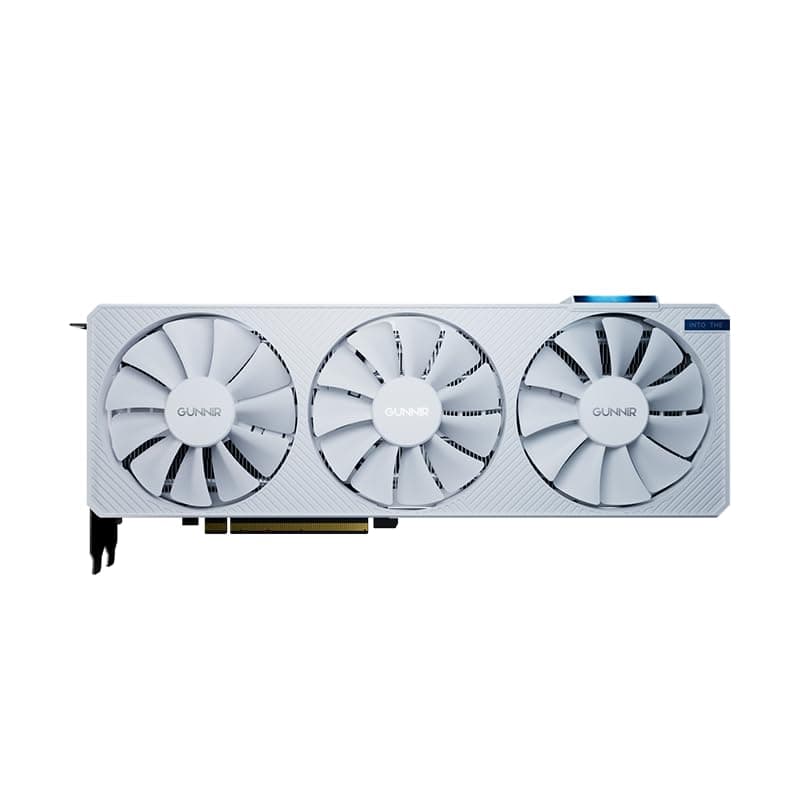 WEELIAO GUNNIR Intel Arc A770 Photon 16G OC White Grafikkarte, 2400 MHz Grafikkarte, 16 GB 256-Bit GDDR6, PCIE 4.0, 1 HDMI, 3 DP, 3 Lüfter, TBP 285 Bild 2