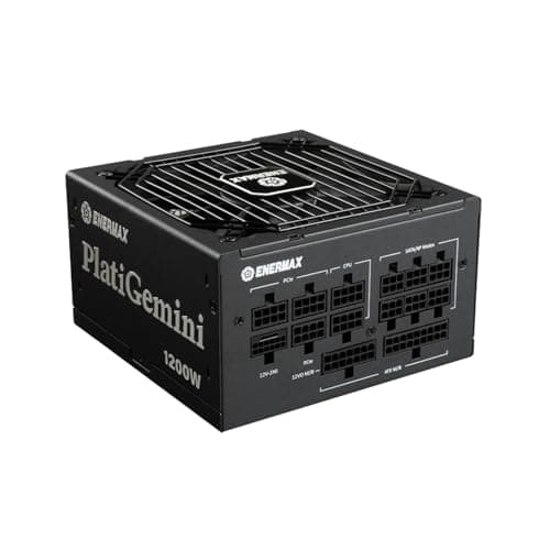 ENERMAX PlatiGemini ATX 3.1 & ATX12VO Hybrid-Netzteil 1200W 80PLUS Platinum (Vollmodulares, 12V-2x6, 60% Semi-Fanless) inkl. WireView GPU; EGN1200P Bild 6
