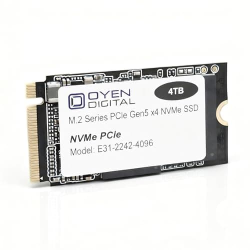 Oyen Digital 4TB M.2 2242 NVMe PCIe Gen5 3D TLC SSD Bild 4