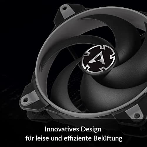 ARCTIC BioniX P140 - PC Lüfter, 140 mm Gaming Gehäuselüfter, PWM PST-Sharing-Funktion, Optimiert für statischen Druck, Kühler, RPM synchron, 200-1950 rpm - Grau Bild 6