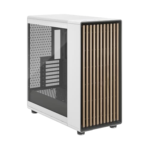 Fractal Design North XL Gehäuse Weiß - E-ATX PC Tower | Big Tower PC Gehäuse mit 3x 140mm Lüftern, USB Typ-C, für bis 413mm GPU, Full-Tower ATX Case North XL White TG Clear Bild 8