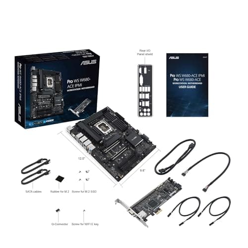 ASUS Pro WS W680-ACE IPMI Workstation Mainboard Sockel Intel LGA 1700 (ATX-Mainboard, PCIe 5.0, DDR5, 3X PCIe 4.0, USB 3.2 Gen 2) Bild 8