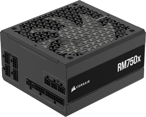 CORSAIR RM750x Geräuscharmes Vollständig Modulares ATX-Netzteil – Zero RPM-Lüftermodus, ATX 3.1-Konform, PCIe 5.1-Unterstützung, Cybenetics Gold, Native 12V-2x6-Anschluss – Schwarz RMx (2024) ATX 3.1, PCIe 5.1 750W Bild 2