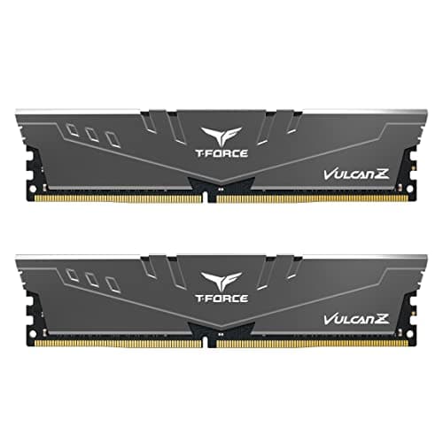 TEAMGROUP Team T-Force Vulcan Z DDR4 Gaming Memory, 2 x 16 GB, 3600 MHz, 288 Pin DIMM, Grey 2x16GB Classic multicolour Bild 2