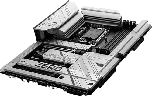 MSI Z790 Project Zero Gaming Motherboard (unterstützt Intel Prozessoren der 14. / 13. / 12. Generation, LGA 1700, DDR5, PCIe 5.0, M.2-Steckplätze, 2,5 Gbit/s LAN, USB 3.2 Gen2, HDMI/DP, Wi-Fi 7 Bild 8