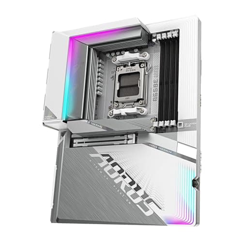 GIGABYTE B650E AORUS Stealth Ice Mainboard - AMD Ryzen 9000er-Serie, 12+2+2 Phasen VRM, bis zu 8000 MHz DDR5 (OC), 1xPCIe 5.0 + 2xPCIe 4.0 M.2, 2,5 GbE LAN, WiFi 7, USB 3.2 Gen 2x2 Bild 8