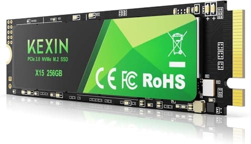 KEXIN 256GB NVMe M.2 2280 SSD PCIe 3.0, bis zu 2800 MB/s Lesen, 2300 MB/s Schreiben, 3D-NAND-Flash, Internes Solid State Drive PC-Enthusiasten und Gamer