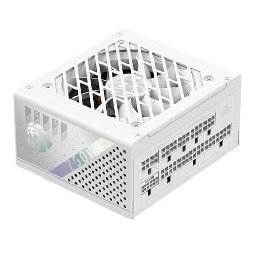 GAMEMAX GS 750G WH SFX Netzteil PC 750W, Vollmodular, 80 Plus Gold, Hochwertige Japanische Kondensatoren, FDB Lüfter, APFC+LLC+DC-DC, 9 Schutzfunktionen, 5 Jahre Garantie 750 Watt Weiß Bild 2