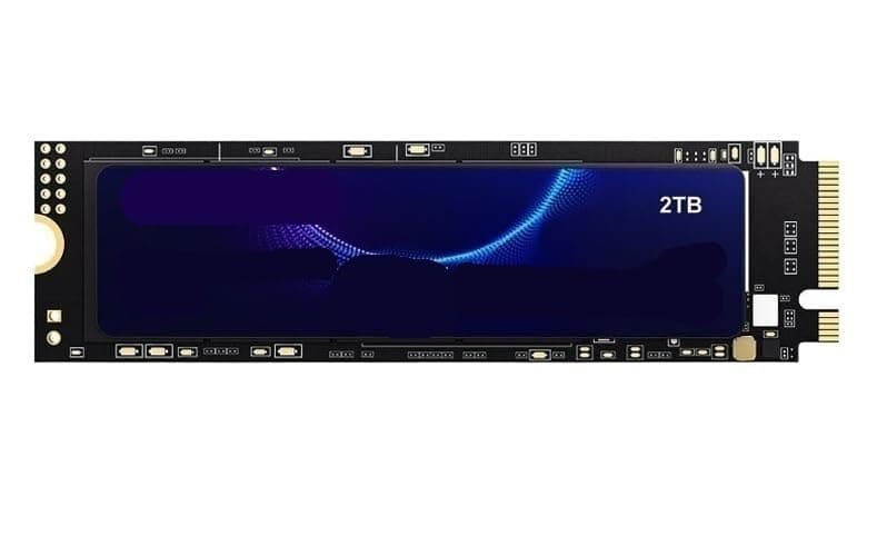 Generisch Kompatibel mit M.2 2280 PCIe 4.0x4 NVMe SSD, 1 TB, 2 TB, 4 TB, interner Speicher for PS5, Laptop und PC(4TB 7400Mbps)