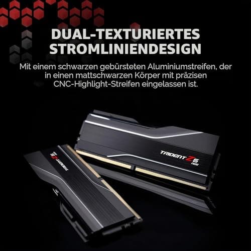 G.Skill Trident Z5 NEO 32GB DDR5 PC 6000 CL30 (2x16GB) F5-6000J3038F16GX2-TZ5N Matte Black Bild 5