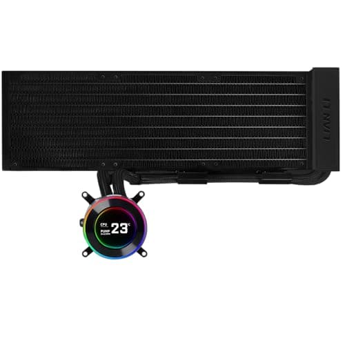 LIANLI HydroShift II LCD-C 360N einfaches Wasserkühlungs-Set, 5,3 cm rundes IPS-LCD-Display, lüfterfreies Modell, japanischer autorisierter Händler