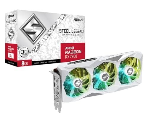 ASRock Radeon RX 7600 Steel Legend 8 GB, 8192 MB GDDR6 RX 7600 Steel Legend 8GB Bild 2
